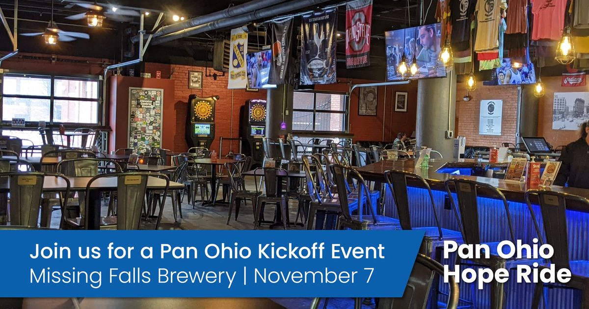 Pan Ohio Hope Ride Kickoff Celebration - Missing Falls Brewery