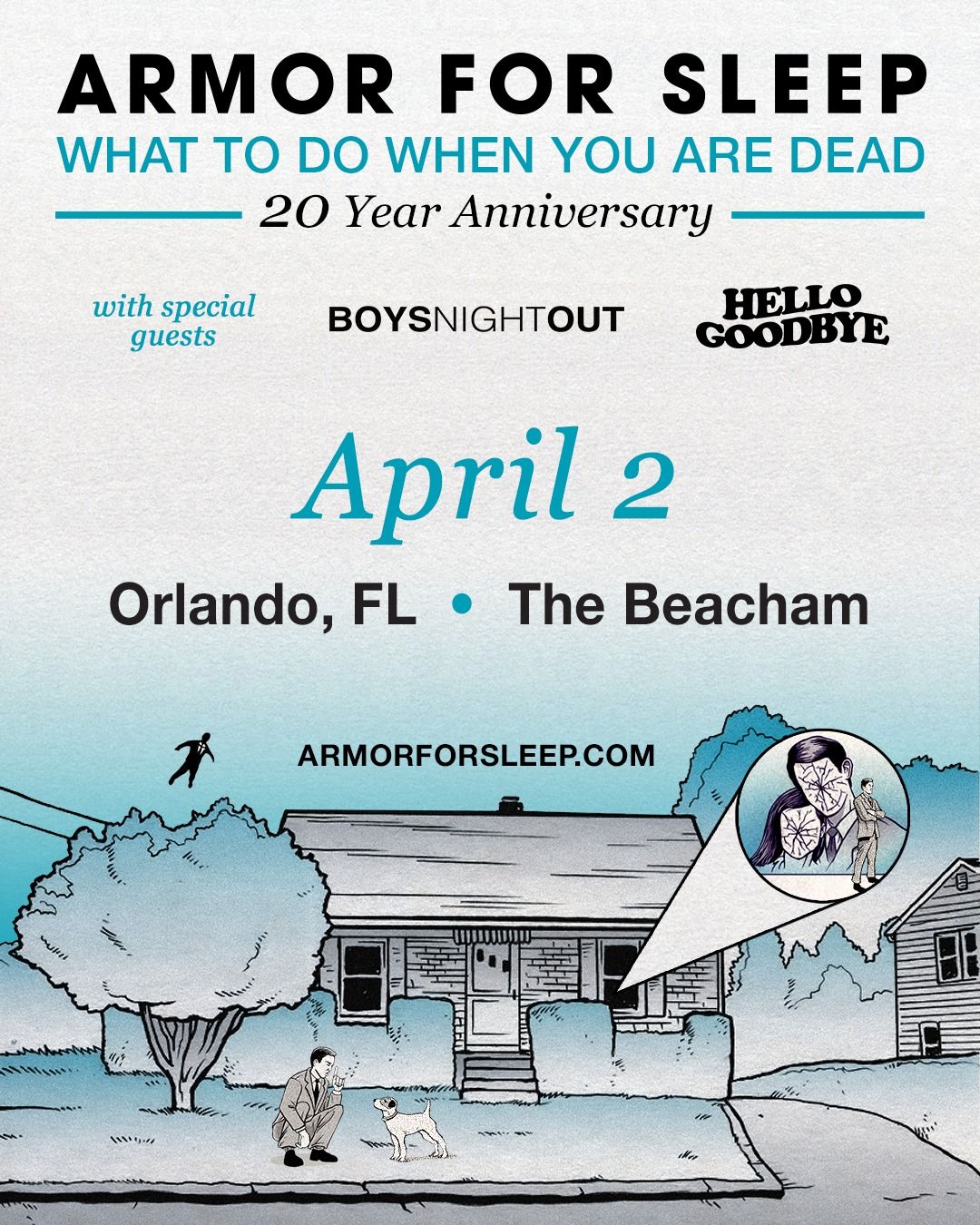 Armor For Sleep: What To Do When You Are Dead - 20th anniversary tour