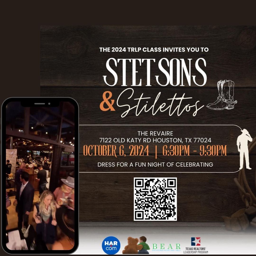 Stetson and Stilettos Gala with the HAR Texas REALTORS Leadership Program