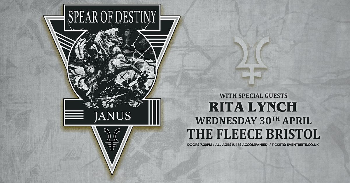 Spear Of Destiny + Rita Lynch at The Fleece, Bristol - Wed 30th Apr 2025