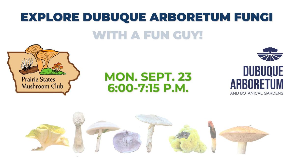 Explore Arboretum Fungi with a Fun Guy