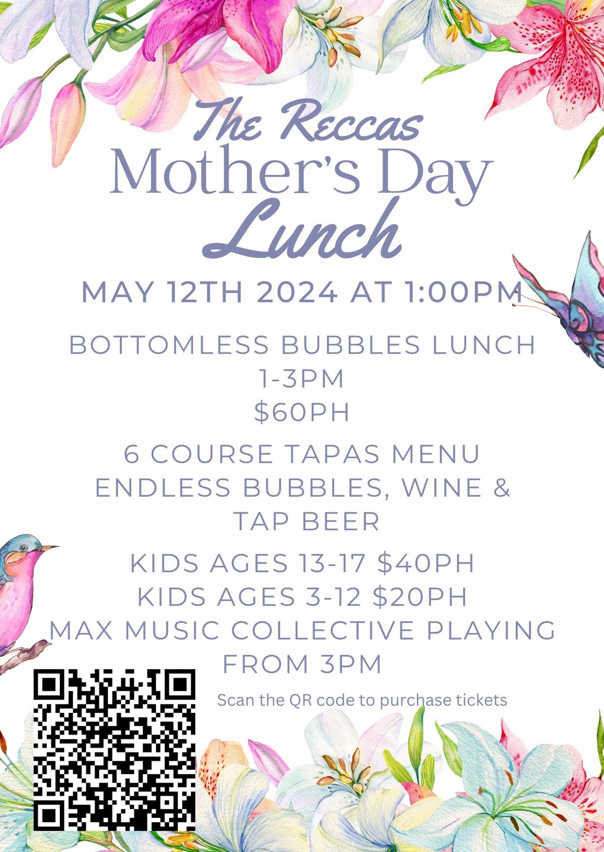 Mothers Day at The Reccas