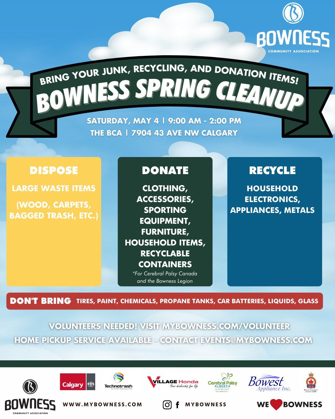 Bowness Spring Cleanup