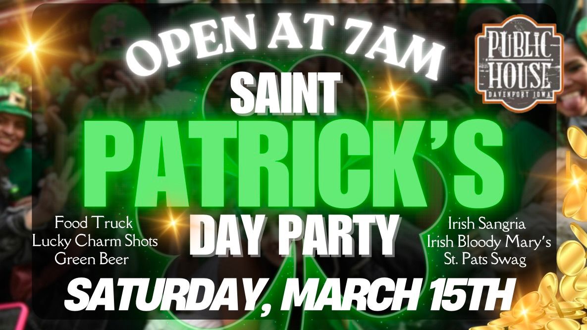 St. PATRICK'S DAY PARTY!