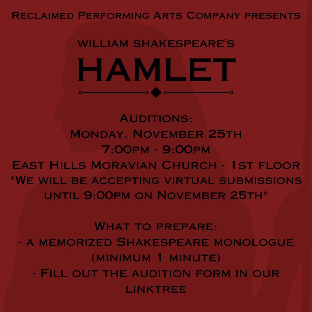 Hamlet Auditions