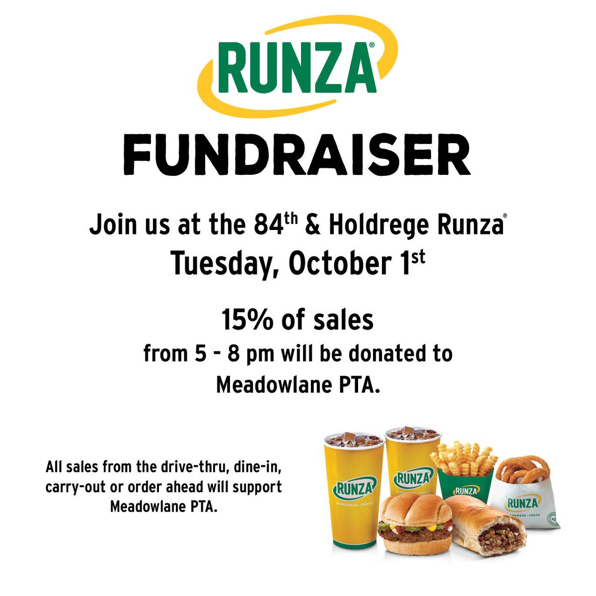 Runza Dine Out Fundraiser