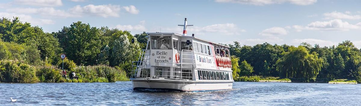 Norfolk Broads Coach trip including boat cruise 