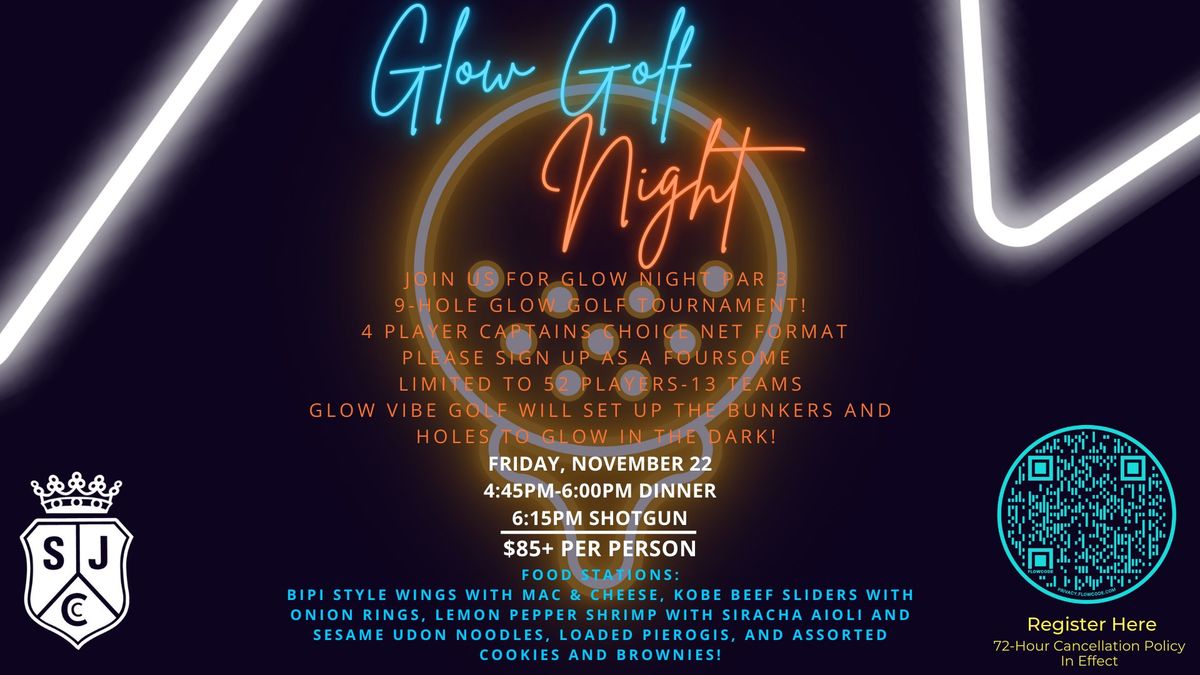 Glow Golf Par 3 Tournament & Dinner