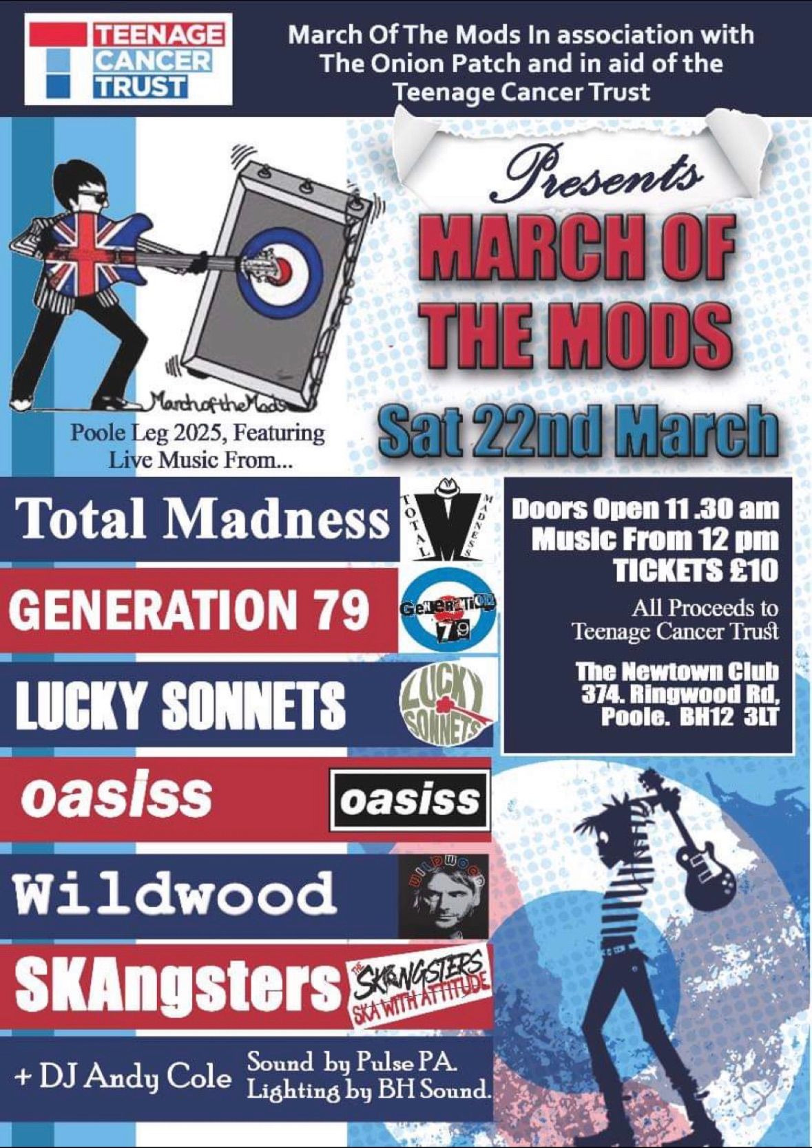 L U C K Y  S O N N E T S    March of the Mods Poole 