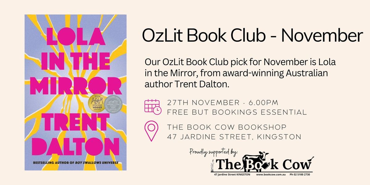 November OzLit Book Club - Lola in the Mirror