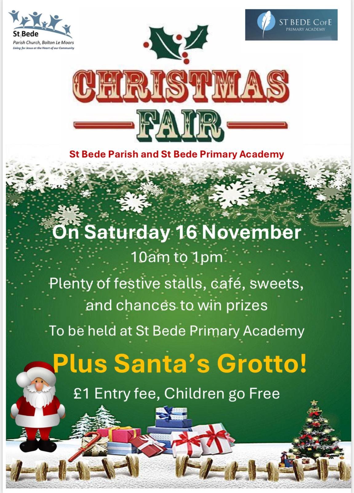 St Bede Parish & St Bede Academy Christmas Fair 