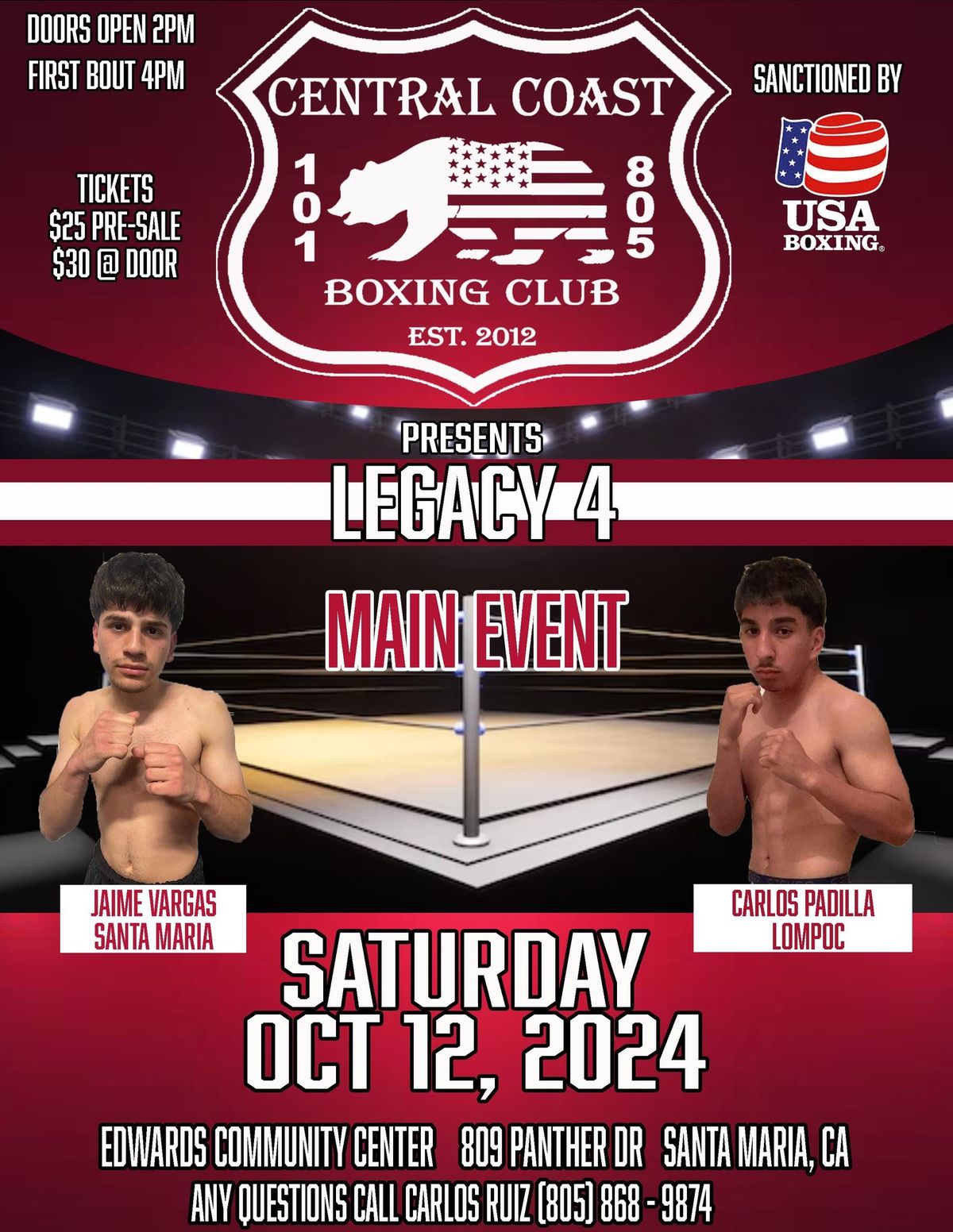 Legacy 4 Boxing Show 