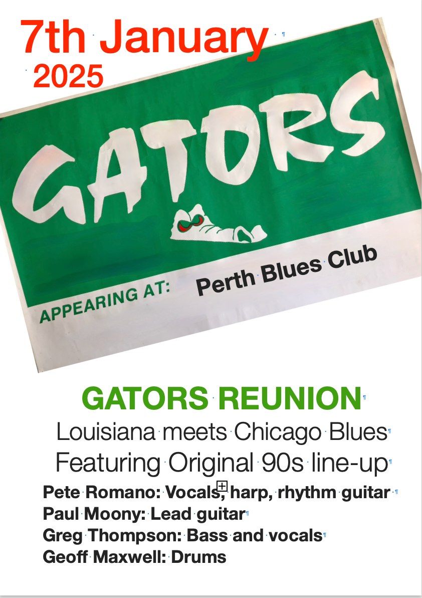 Gators Reunion gig