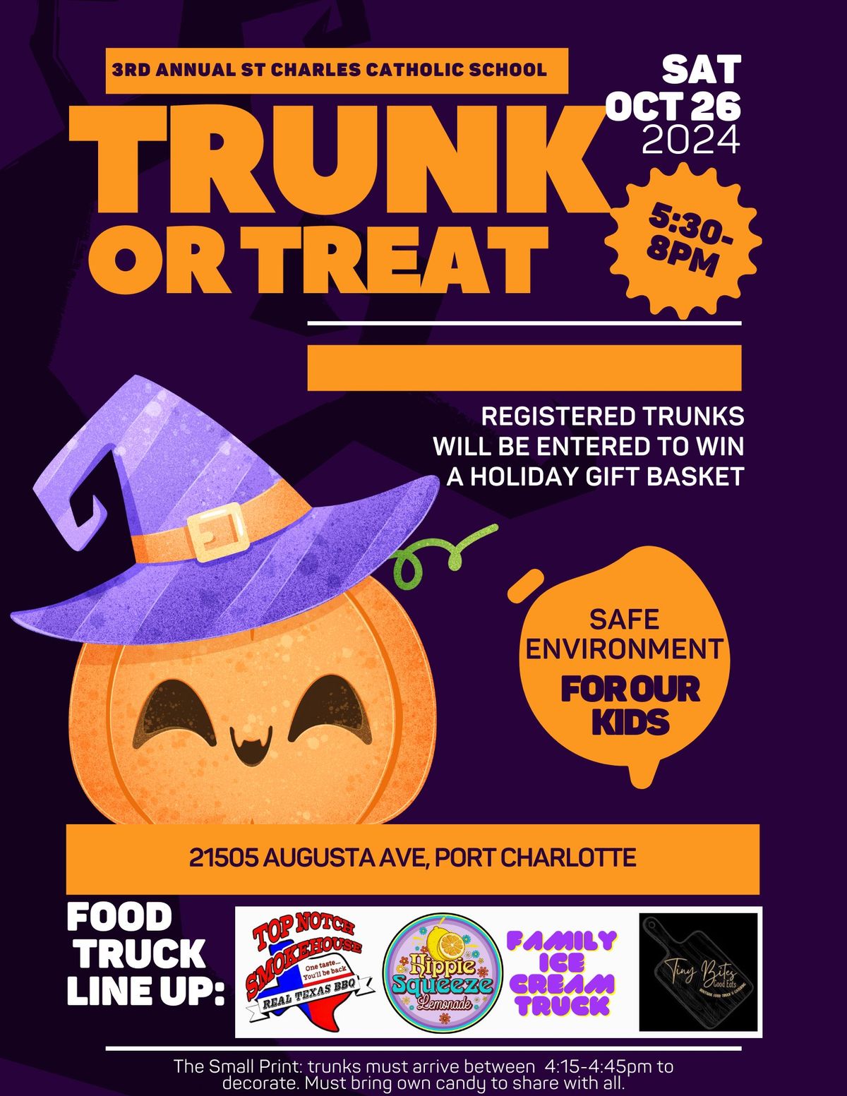 3rd Annual Trunk or Treat at STCBS