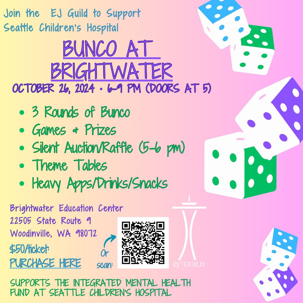 Bunco at Brightwater hosted by EJ Guild