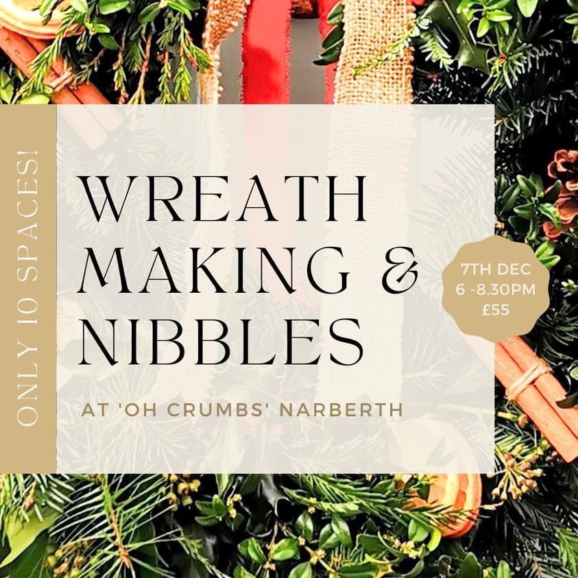 Wreath making with Sorrel and Sky