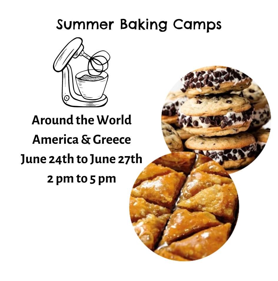 Summer Baking Camp | Around the World ~ America and Greece