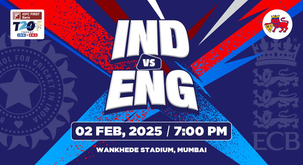 IDFC FIRST Bank Series 5th T20I: India vs England, Mumbai