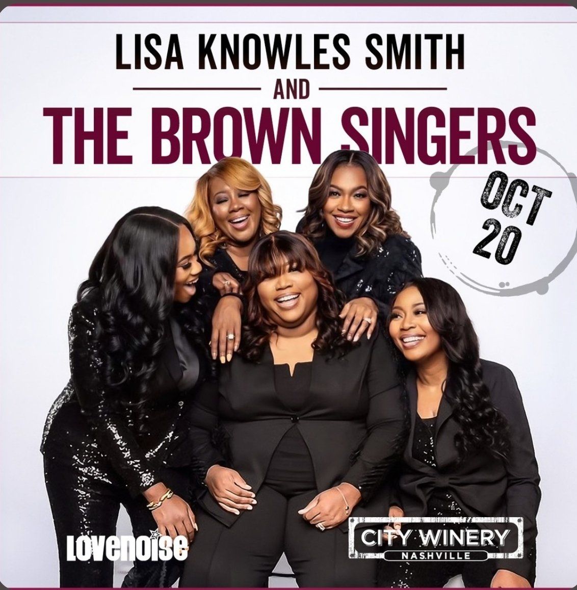 Lisa Knowles-Smith and The Brown Singers at City Winery - Chicago
