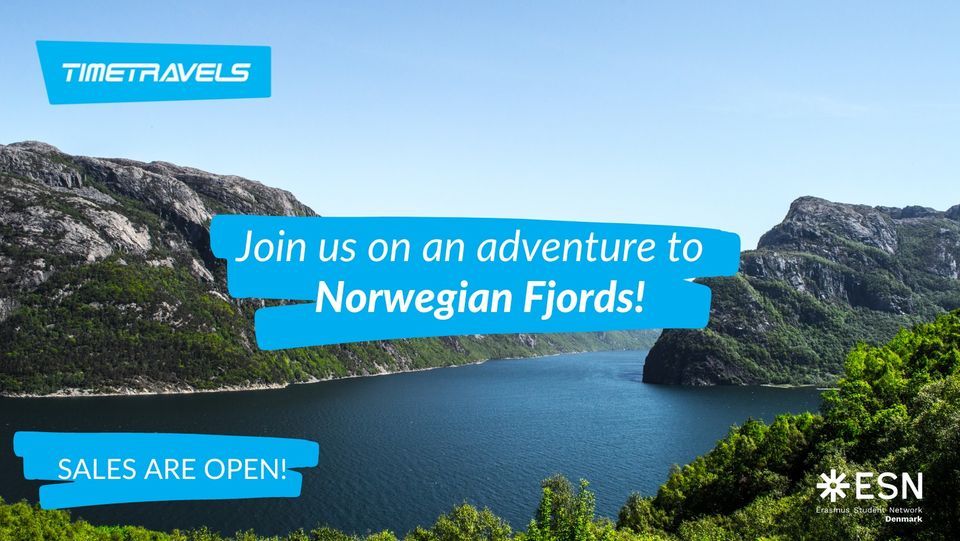SOLD OUT - ESN Denmark Adventure trip to Norwegian Fjords