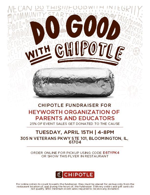 Dine and Donate with HOPE at Chipotle