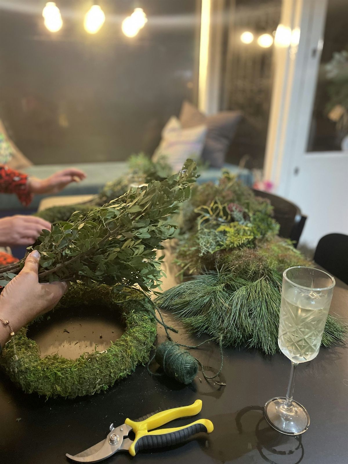 Fresh wreath workshop