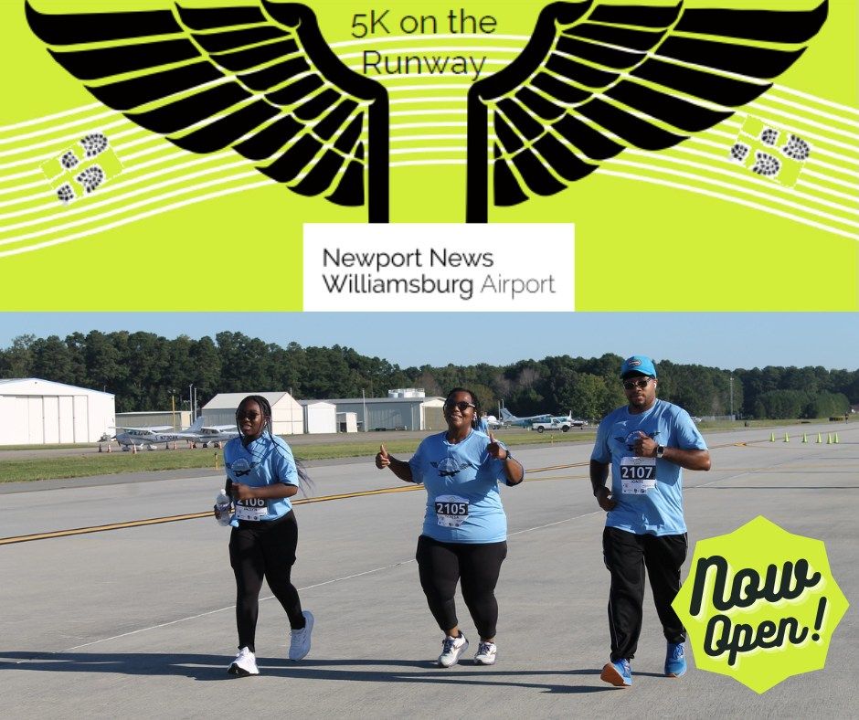 5K on the Runway and Taxiway Takeoff Jr. Run-Newport News\/Williamsburg Airport