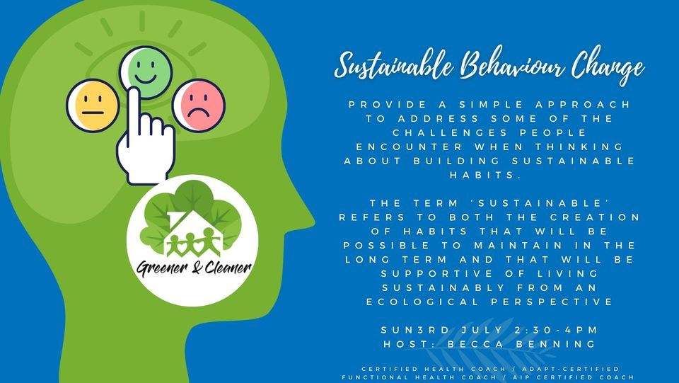 Sustainable Behaviour Change