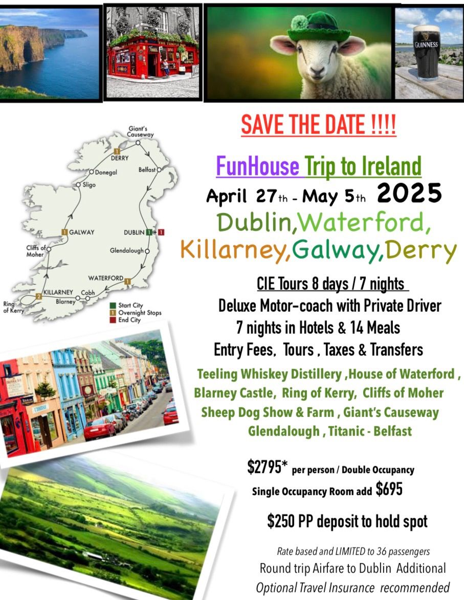 Join us on a Trip to Ireland