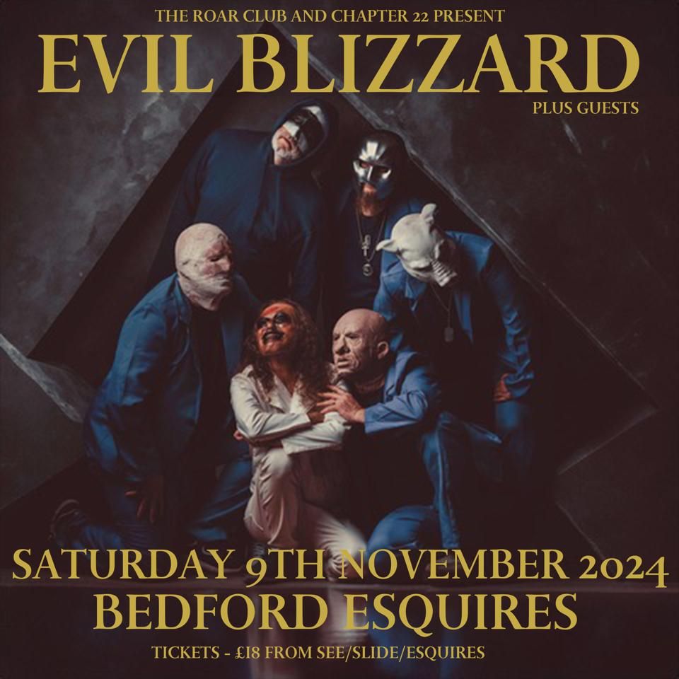 Evil Blizzard (+Thee Alcoholics) take Esquires on Saturday 9th November