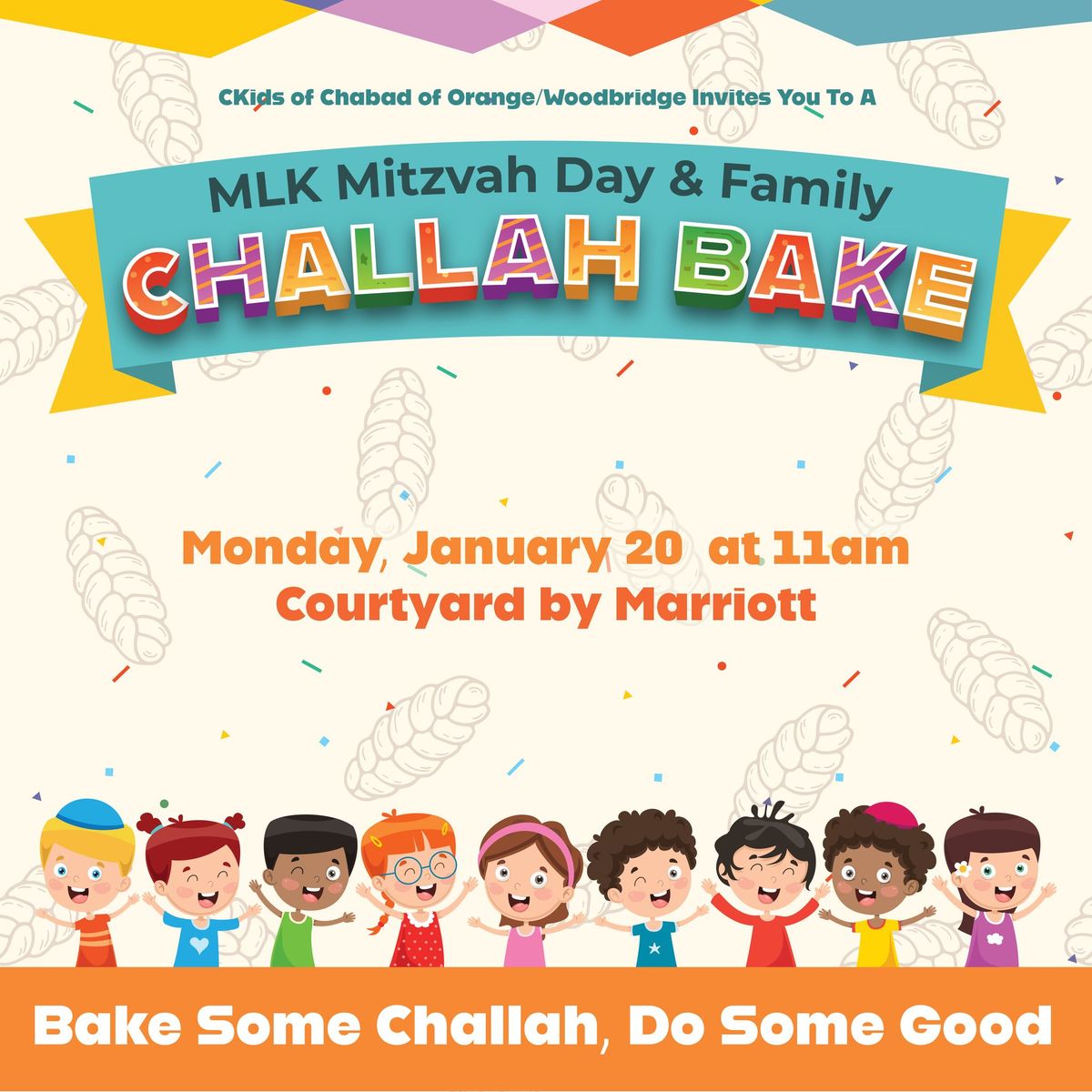 MLK Mitzvah Day & Family Challah Bake 