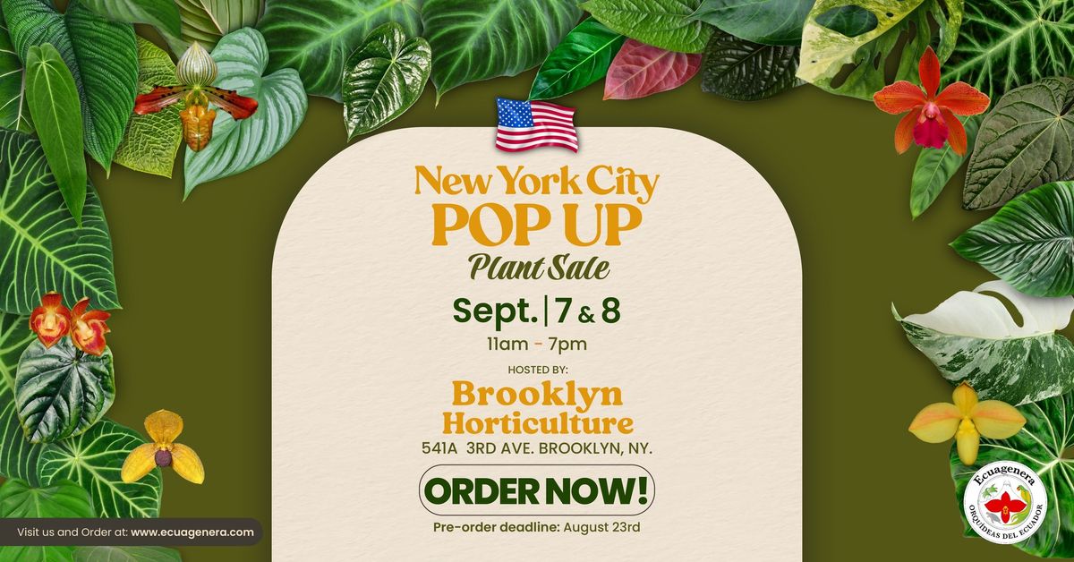  New York Pop Up - Plant Sale 