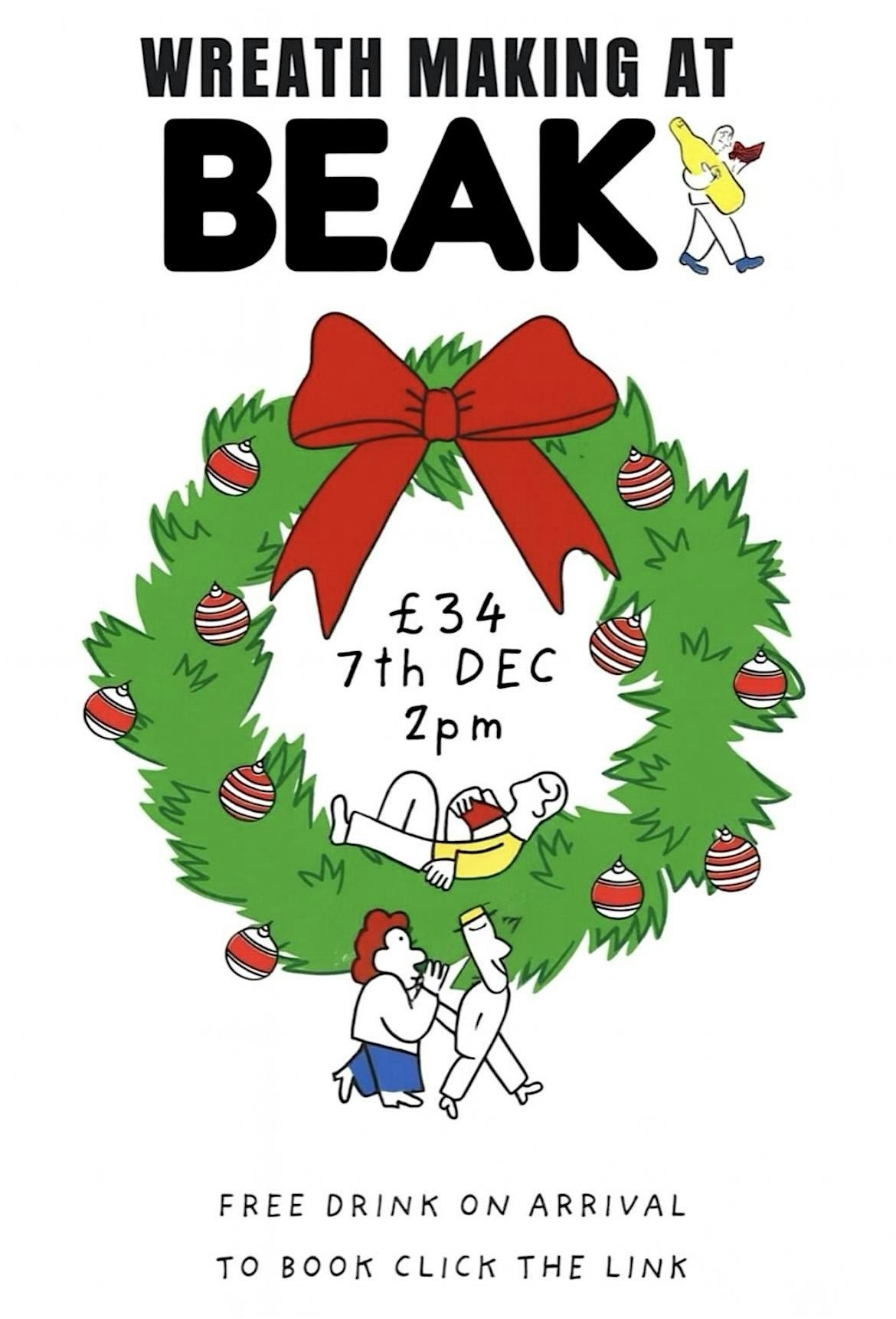 Wreath Making At Beak Brewery