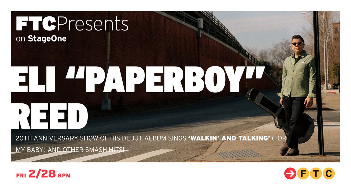 Eli "Paperboy" Reed \u2022 Fairfield, CT \u2022 StageOne