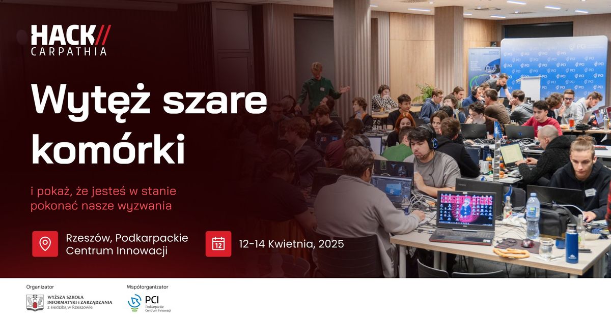 HackCarpathia | Najwi\u0119kszy hackathon w Rzeszowie