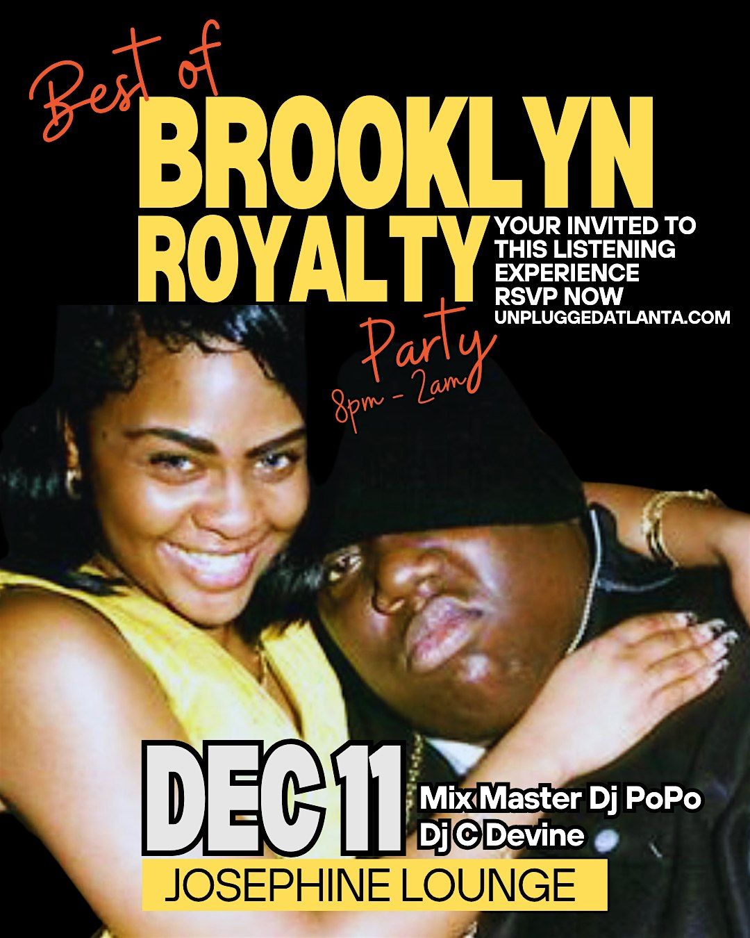 BROOKLYN ROYALTY: THE BEST OF BIGGIE & LIL KIM LISTENING PARTY THUR DEC 11