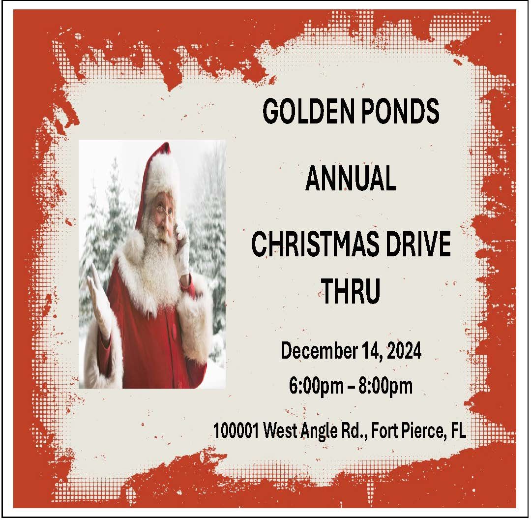 Golden Ponds Annual Christmas Drive Thru