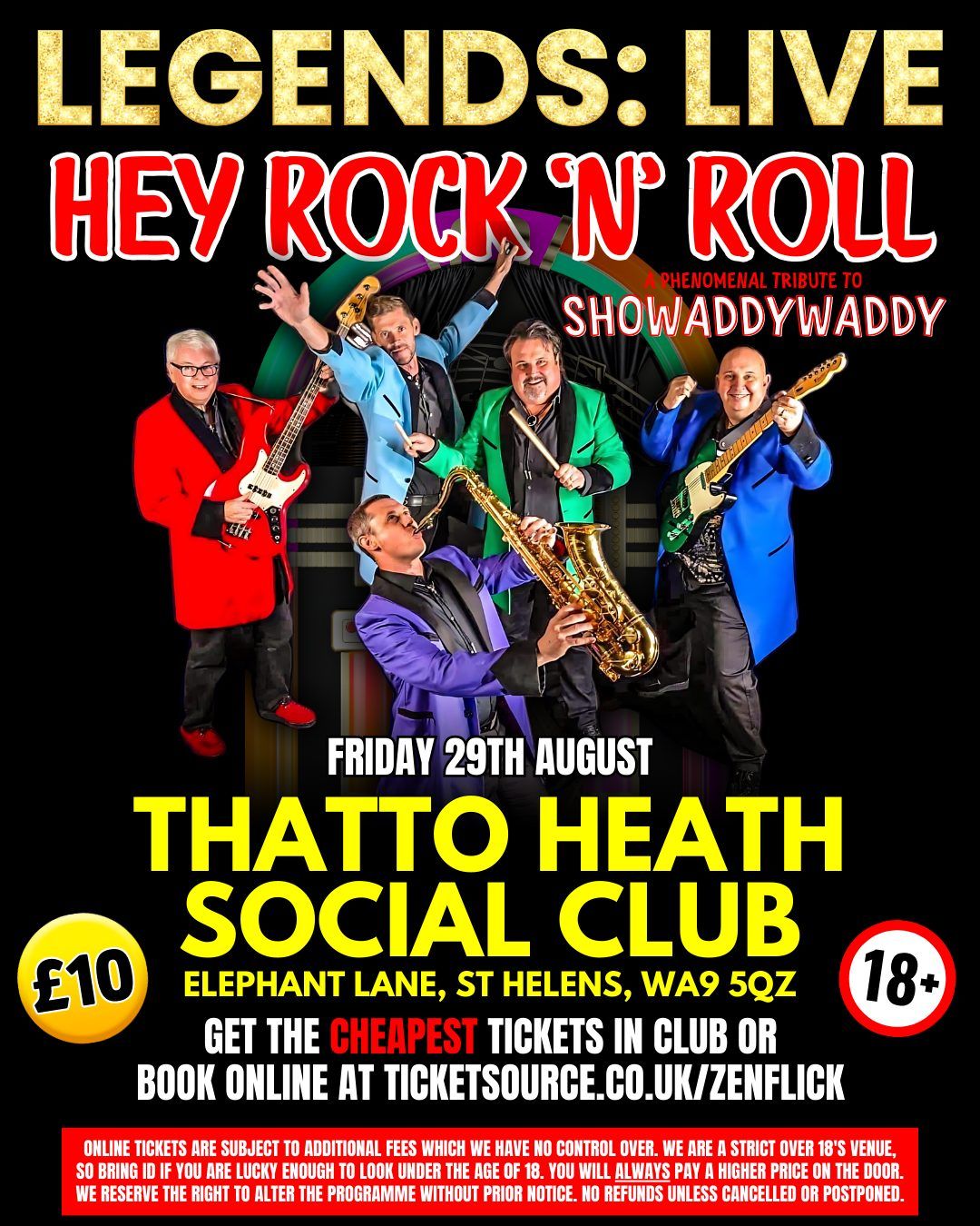 Legends: LIVE - Showaddywaddy Tribute Night