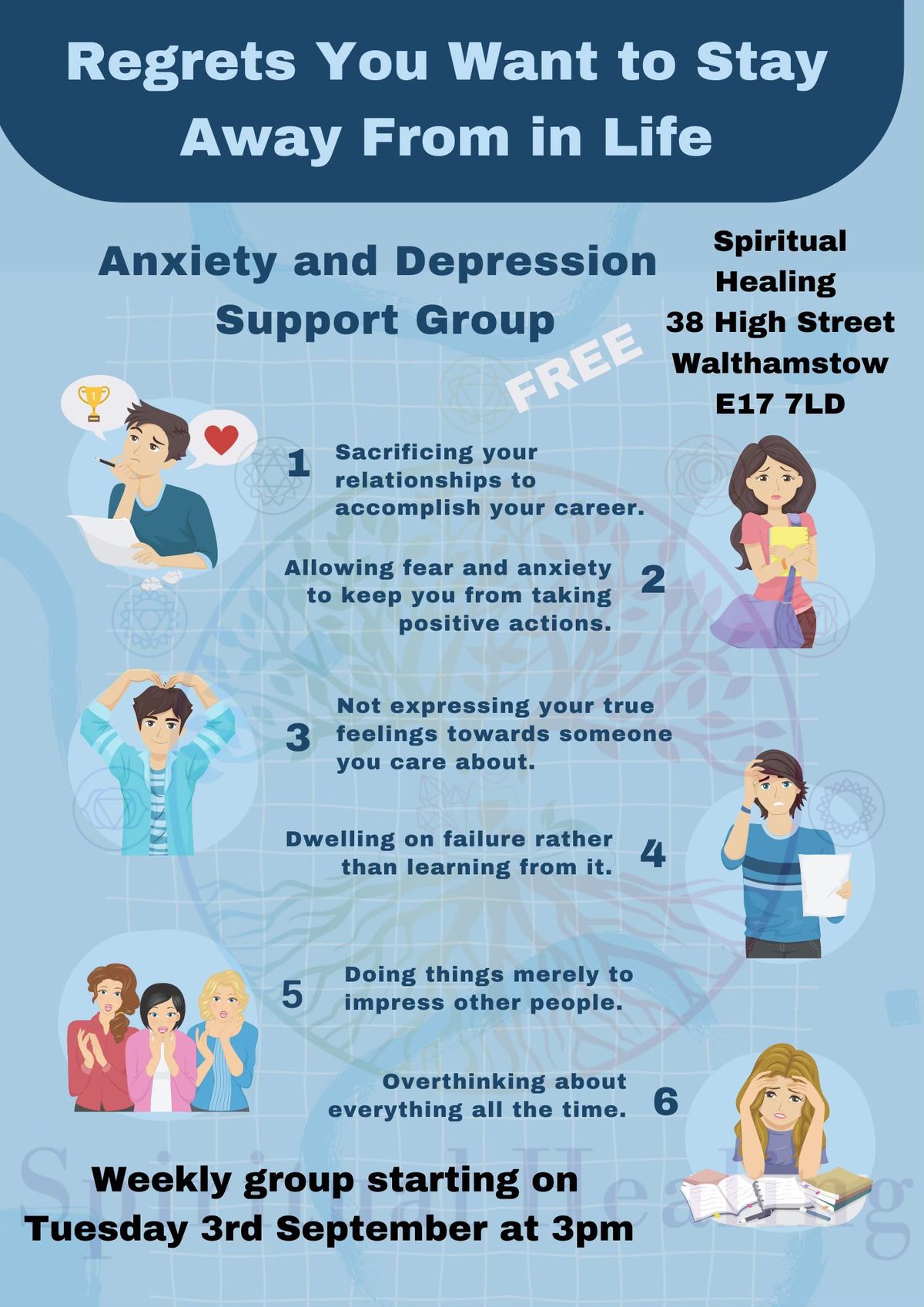 Anxiety and depression support group 