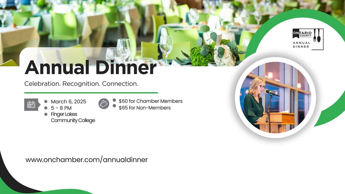 Ontario County Chamber Annual Dinner