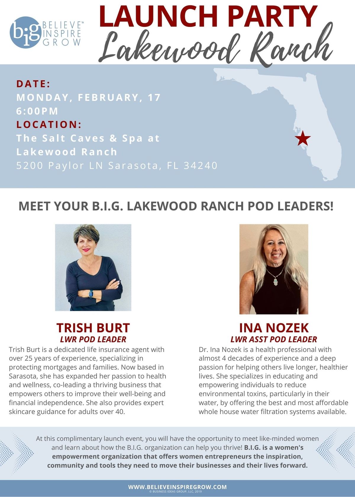 B.I.G. Lakewood Ranch Launch Party