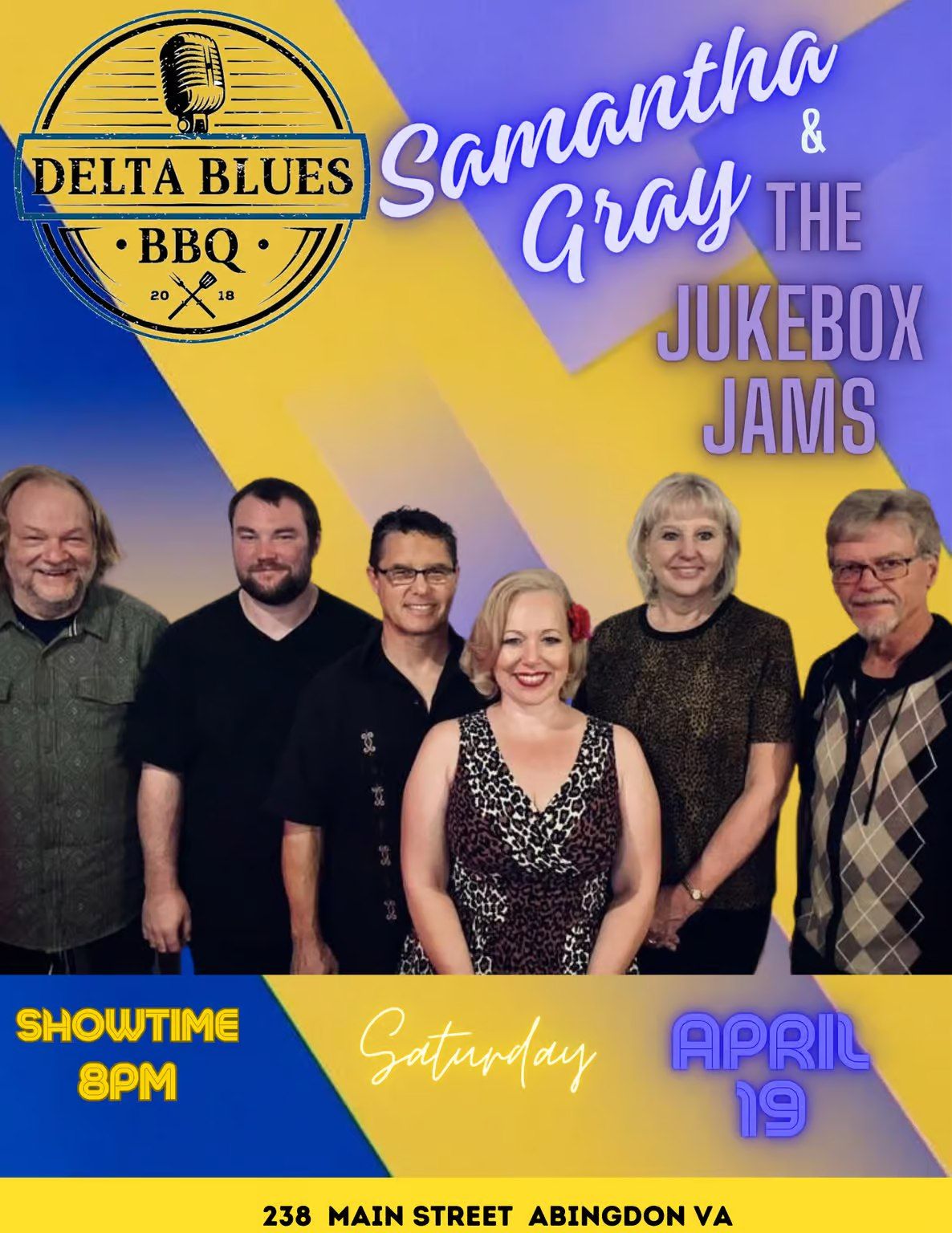 Samantha Gray & The Jukebox Jams at Delta Blues Abingdon