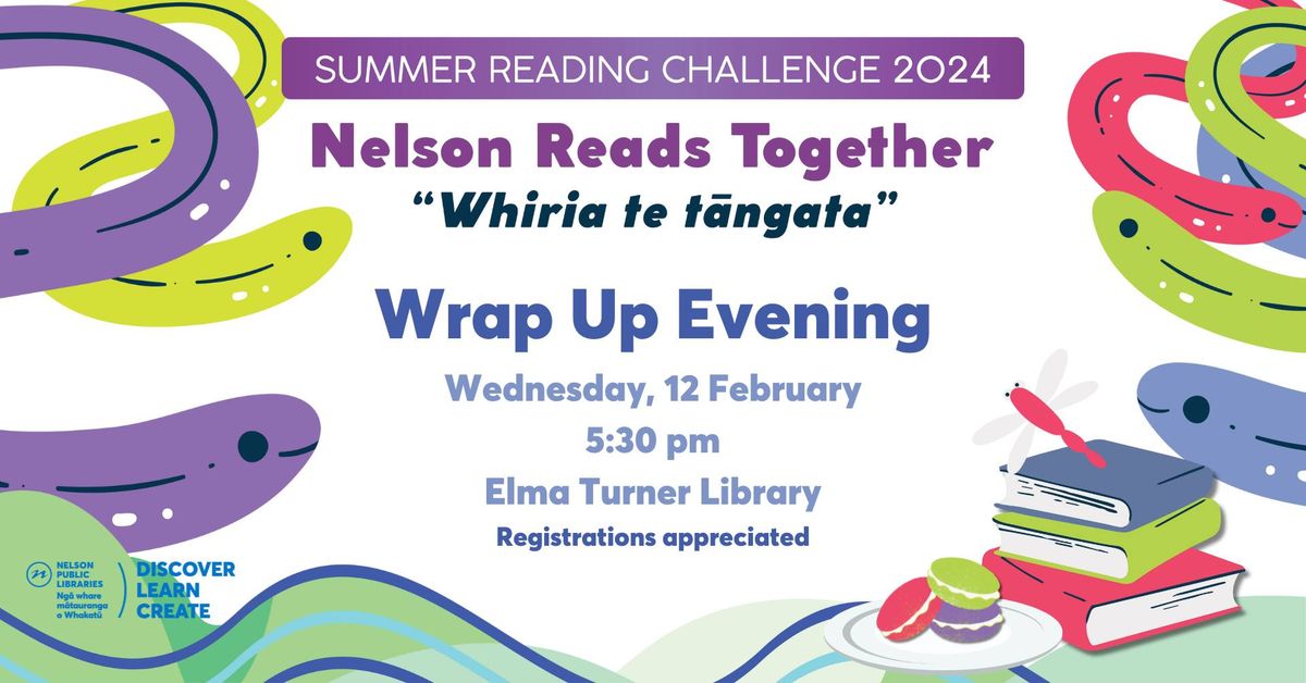 Nelson Reads Together Wrap Up Evening