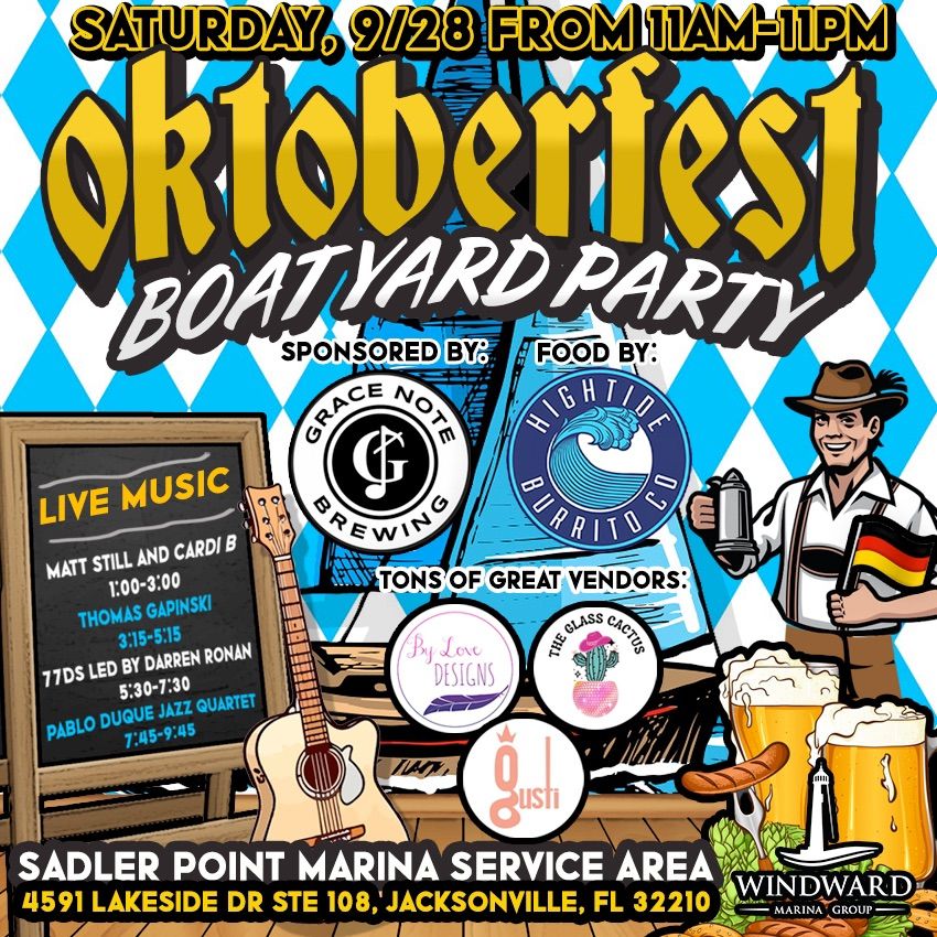 Oktoberfest Boat Yard Party!