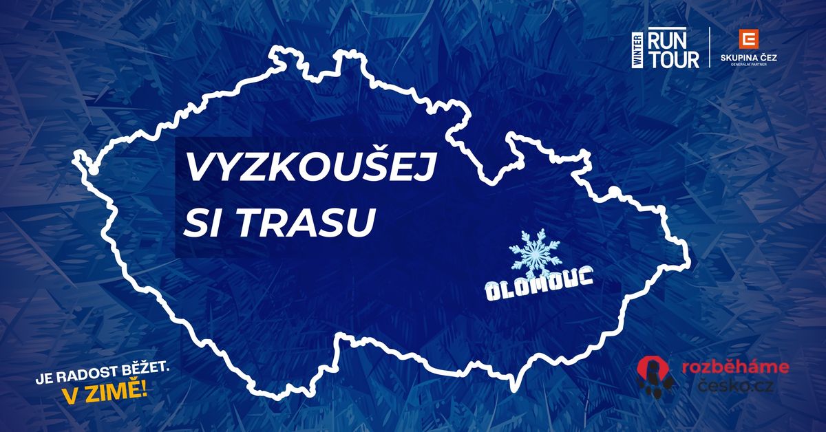  \u010cEZ RunTour Winter Edition - Vyzkou\u0161ej si trasu v Olomouci