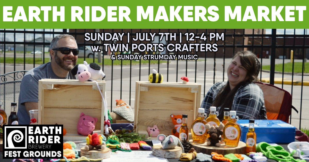 Earth Rider Makers Market | 12pm | Sunday | July 7th