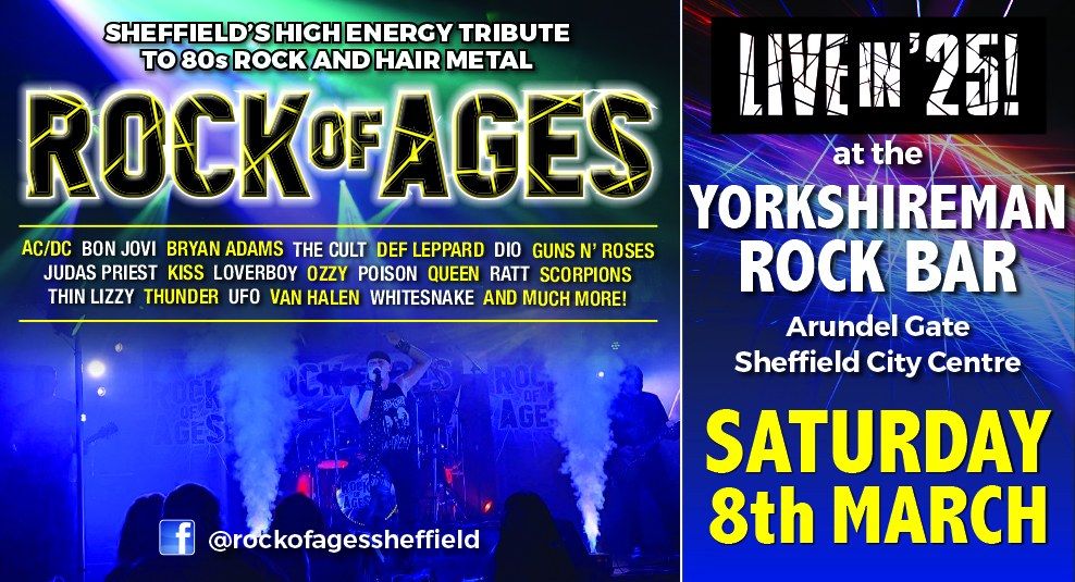 Rock of Ages Live at The Yorkshireman Rock Bar, Sheffield