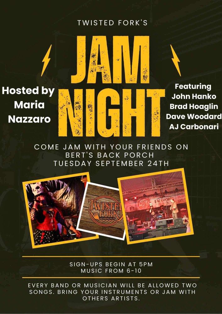 Bad Kitty hosts Jam Night at The Twisted Fork!!!