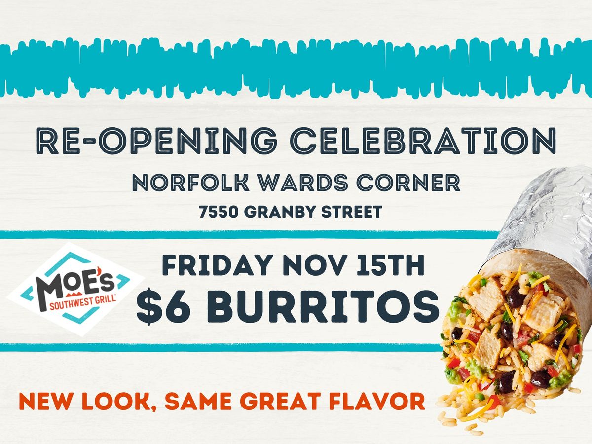 Moe's Wards Corner Grand Re-Opening