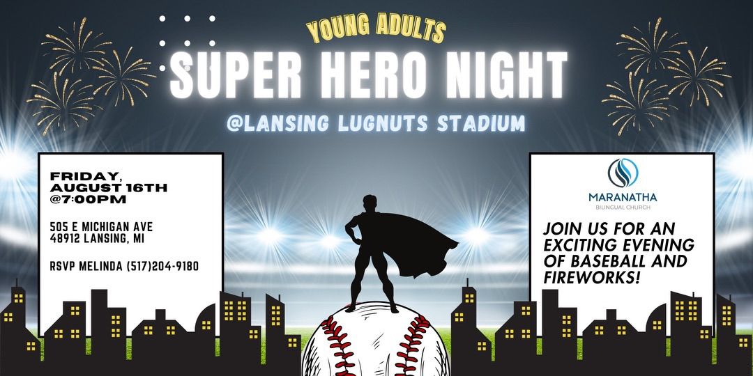 Young Adults Super Hero Night
